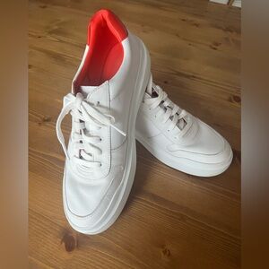 Cole Haan White/red leather Casual Sneakers